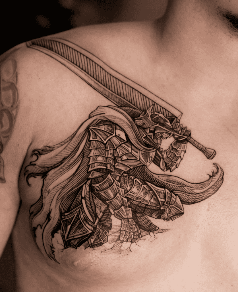 Berserker Armour Berserk Crouch Tattoo