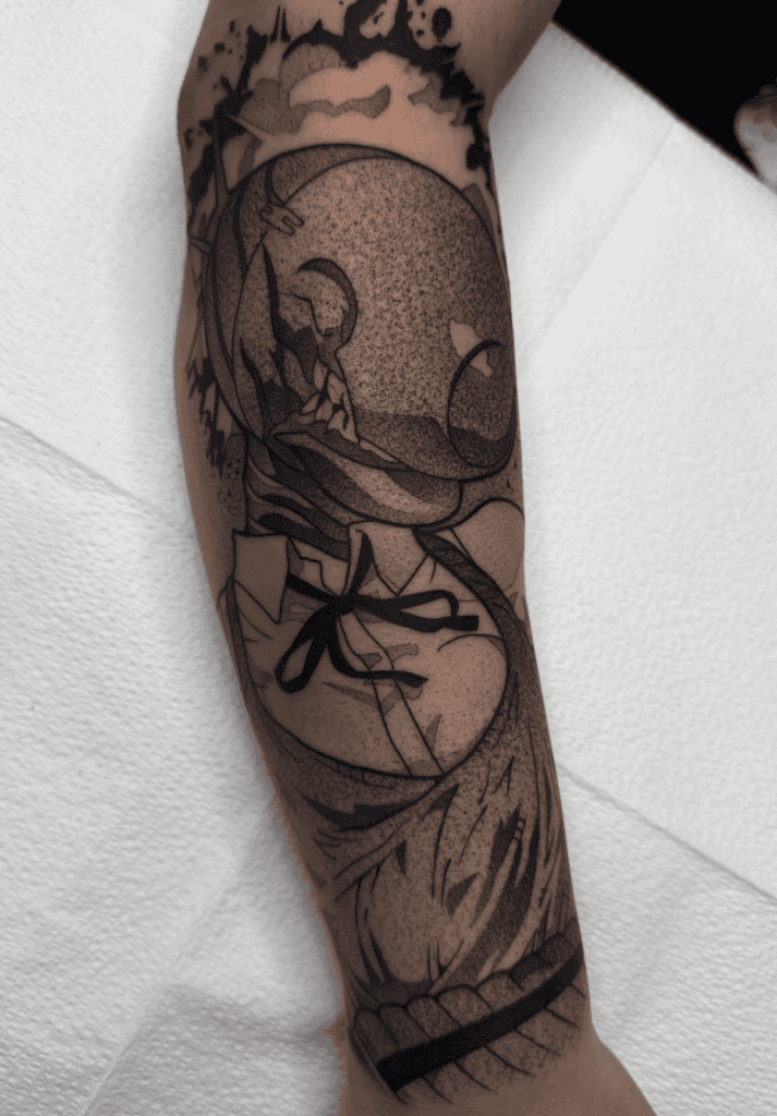 Bomb Devil Chainsaw Man Tattoo