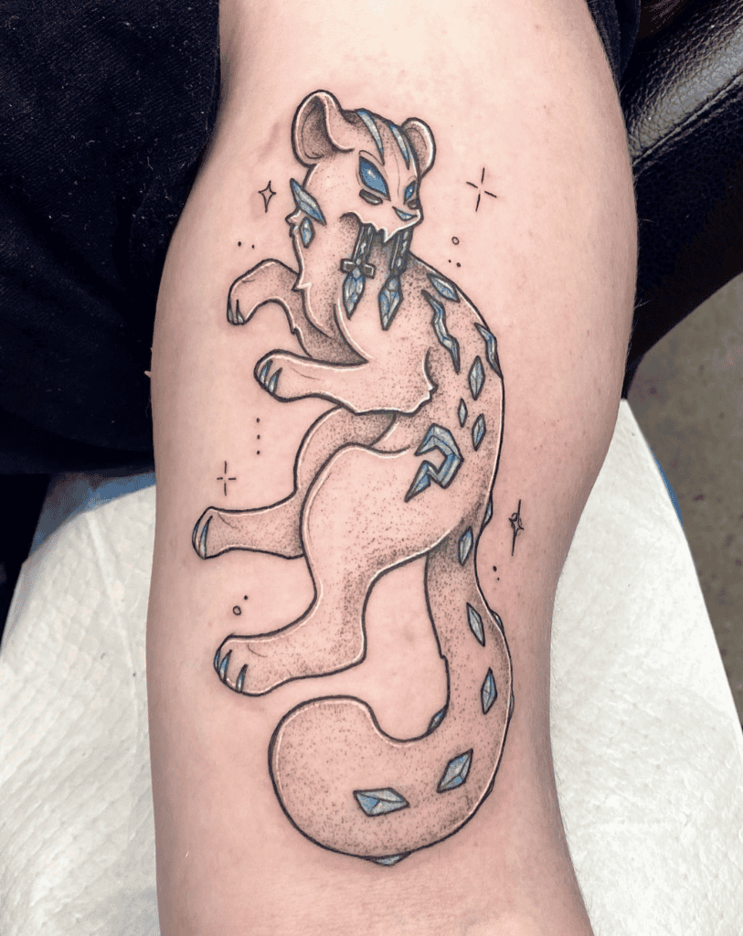 Chien-Pao Ice Paldea Pokémon Tattoo
