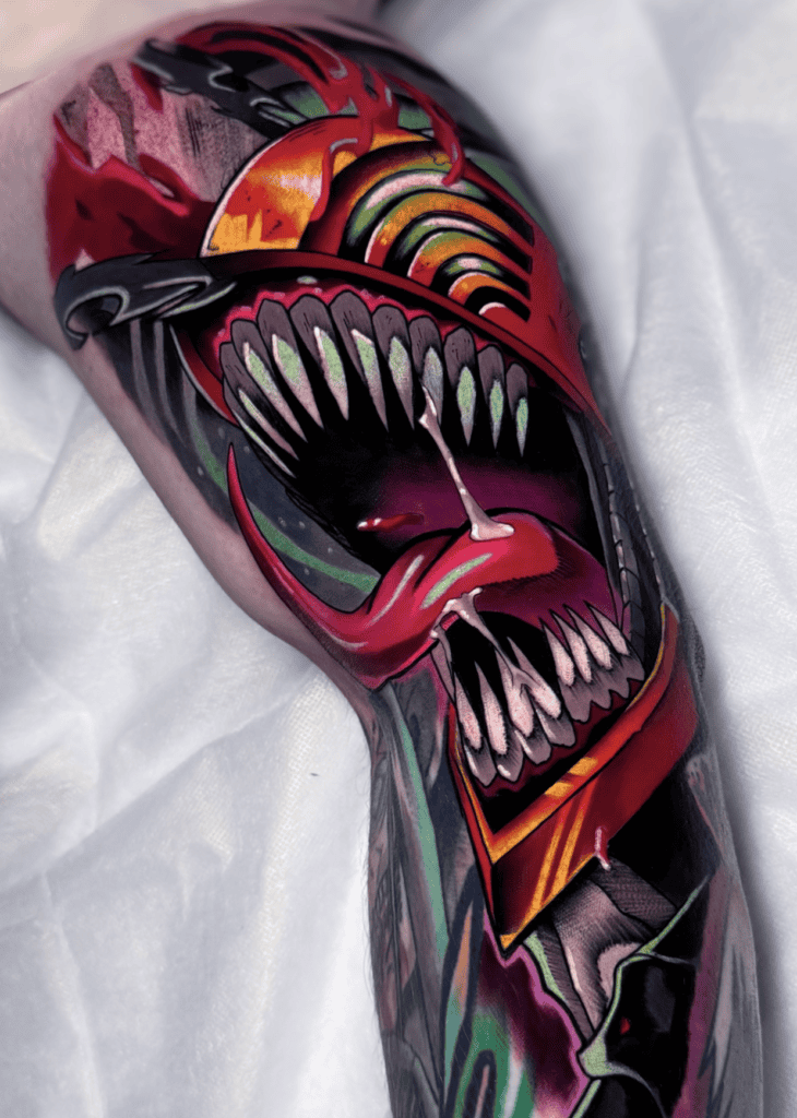 Denji Chainsaw Man Tattoo