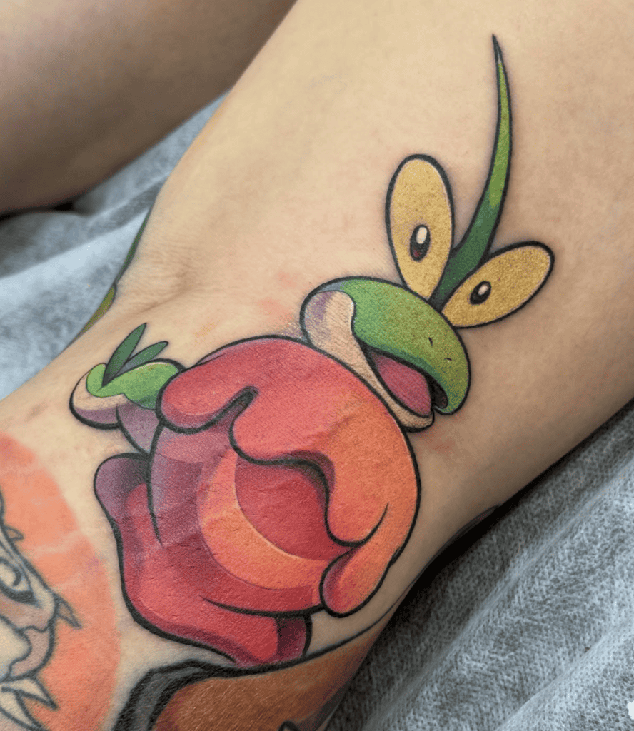 Dipplin Happy Pokémon Tattoo