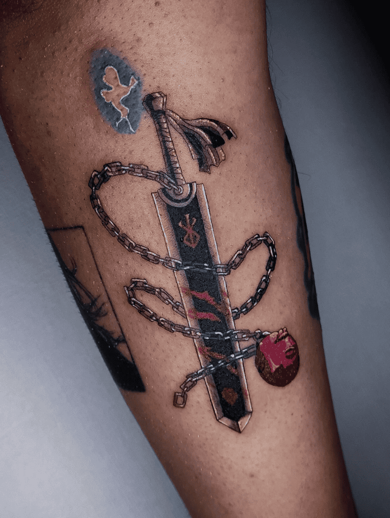 Dragon Slayer Chain Beserk Tattoo