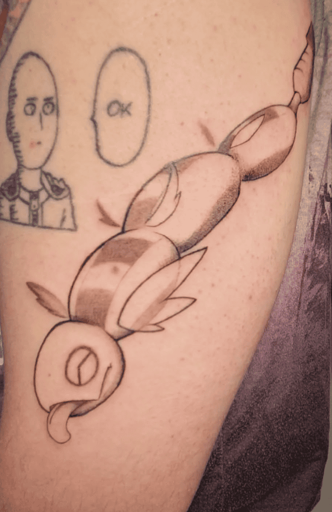Dudunsparce Paldea Pokémon Tattoo
