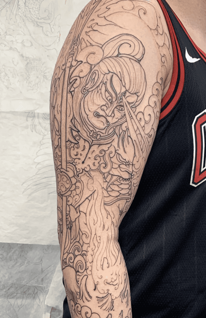 Erlang Shen Eye Chinese Mythology Tattoo