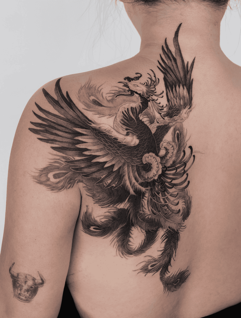 Fenghuang Chinese Mythology Tattoo