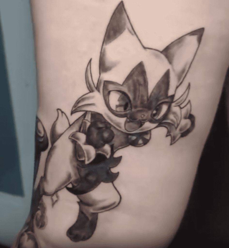 Floragato Paldea Pokémon Tattoo