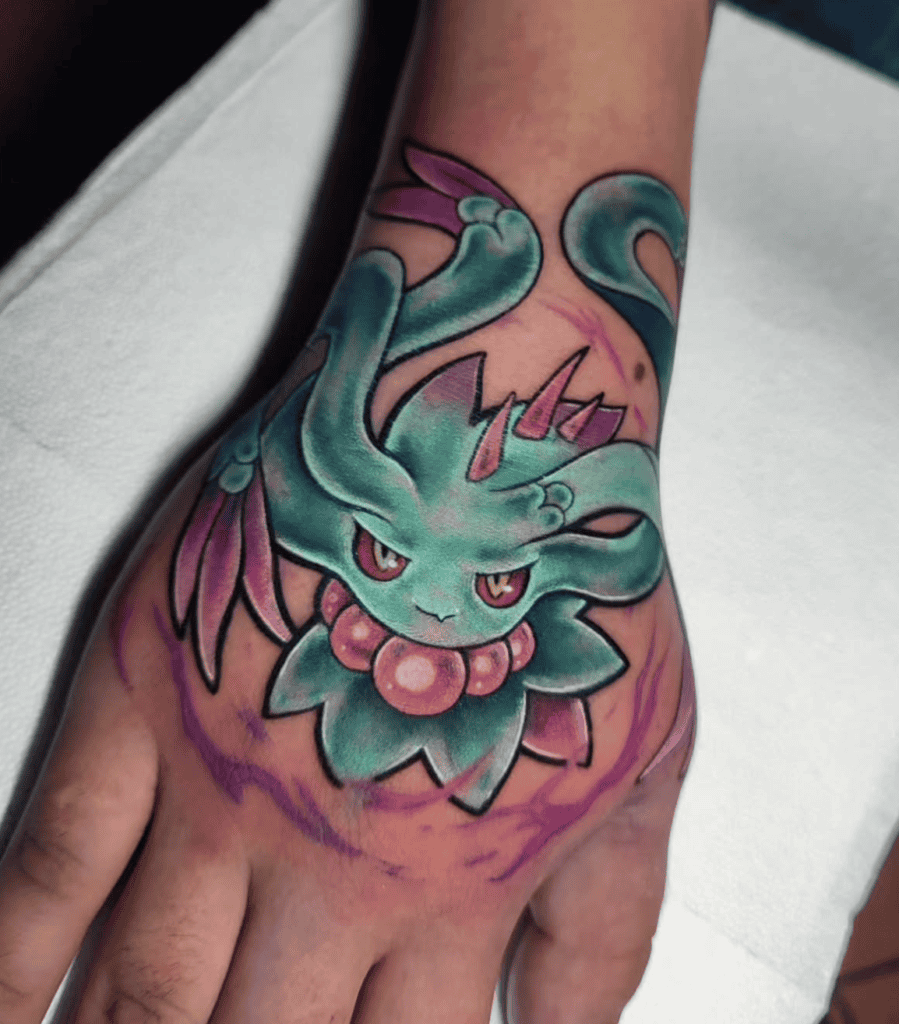 Flutter Mane Paldea Pokémon Tattoo