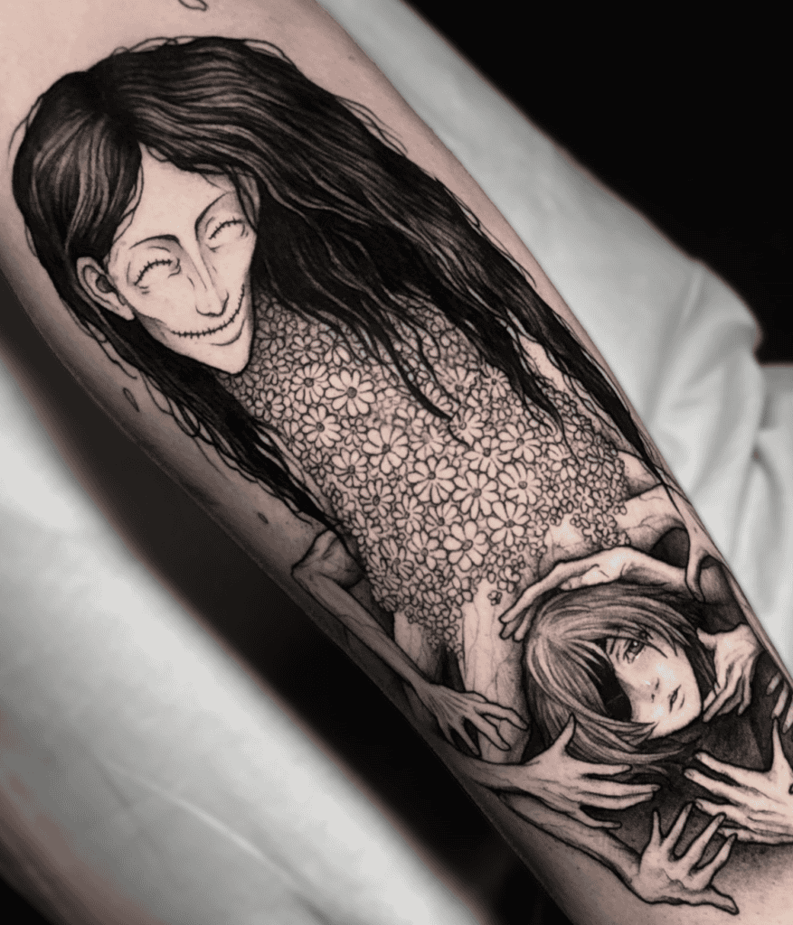 Ghost Devil Care Chainsaw Man Tattoo