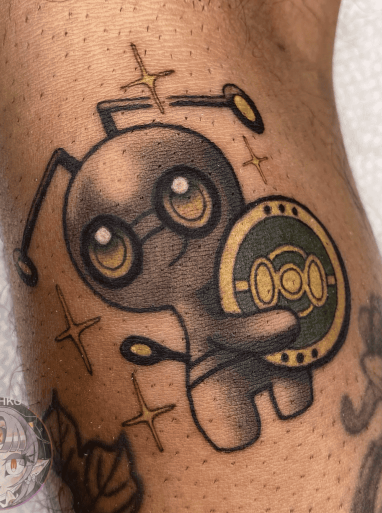 Gimmighoul Paldea Pokémon Tattoo