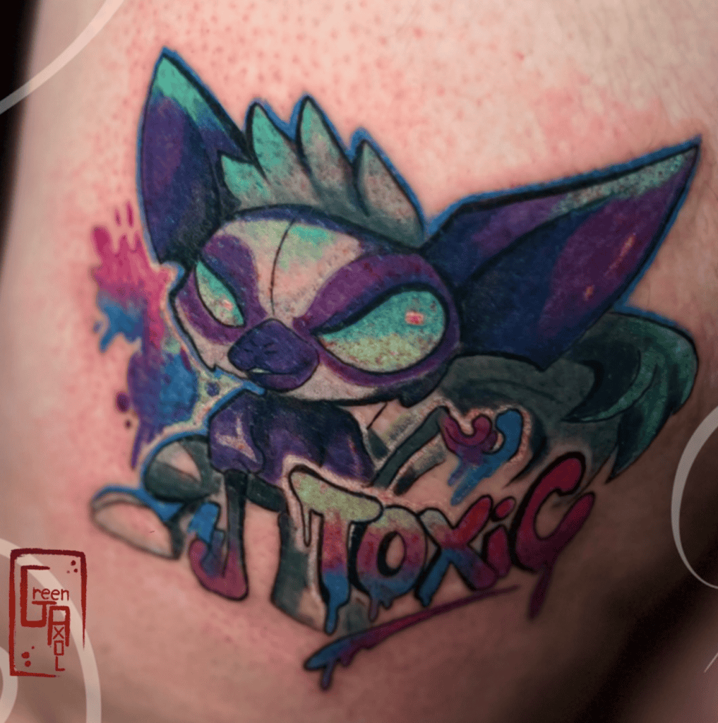 Grafaiai Paldea Pokémon Tattoo