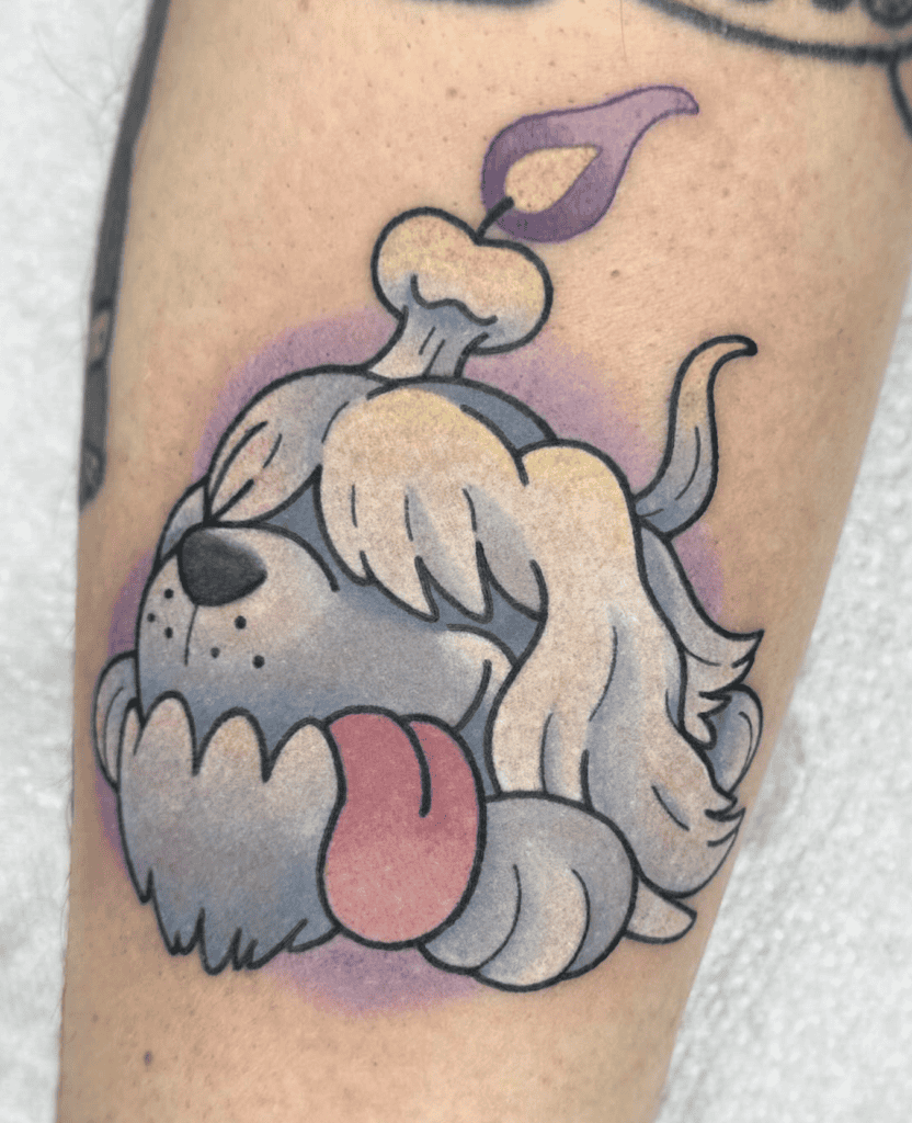 Greavard Paldea Pokémon Tattoo