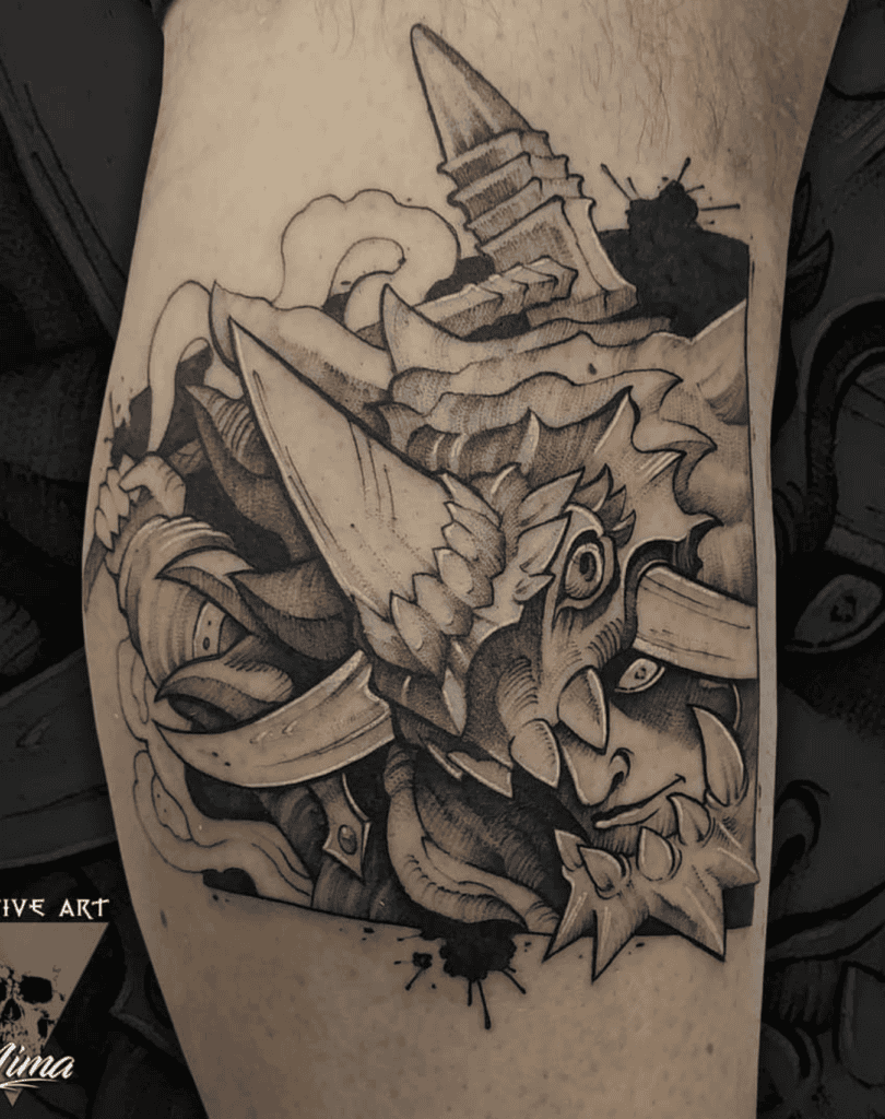 Grunbeld Human Beserk Tattoo