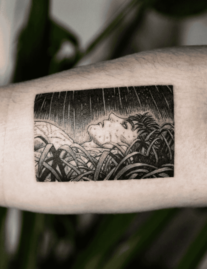 Guts Rain Beserk Tattoo