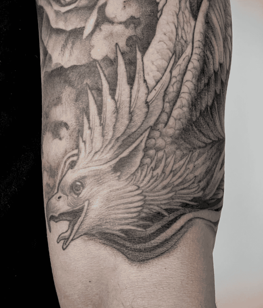 Huma Bird Persian Mythology Tattoo