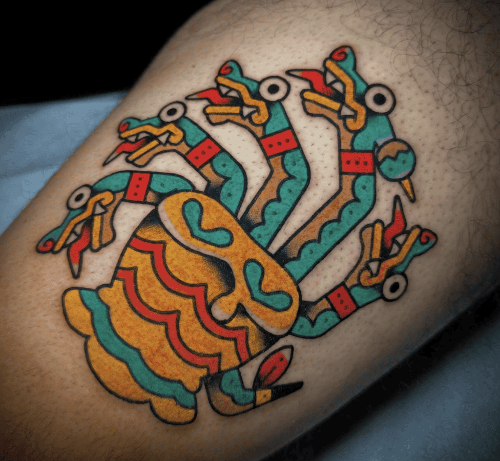 Hydrapple Mexico Paldea Pokémon Tattoo