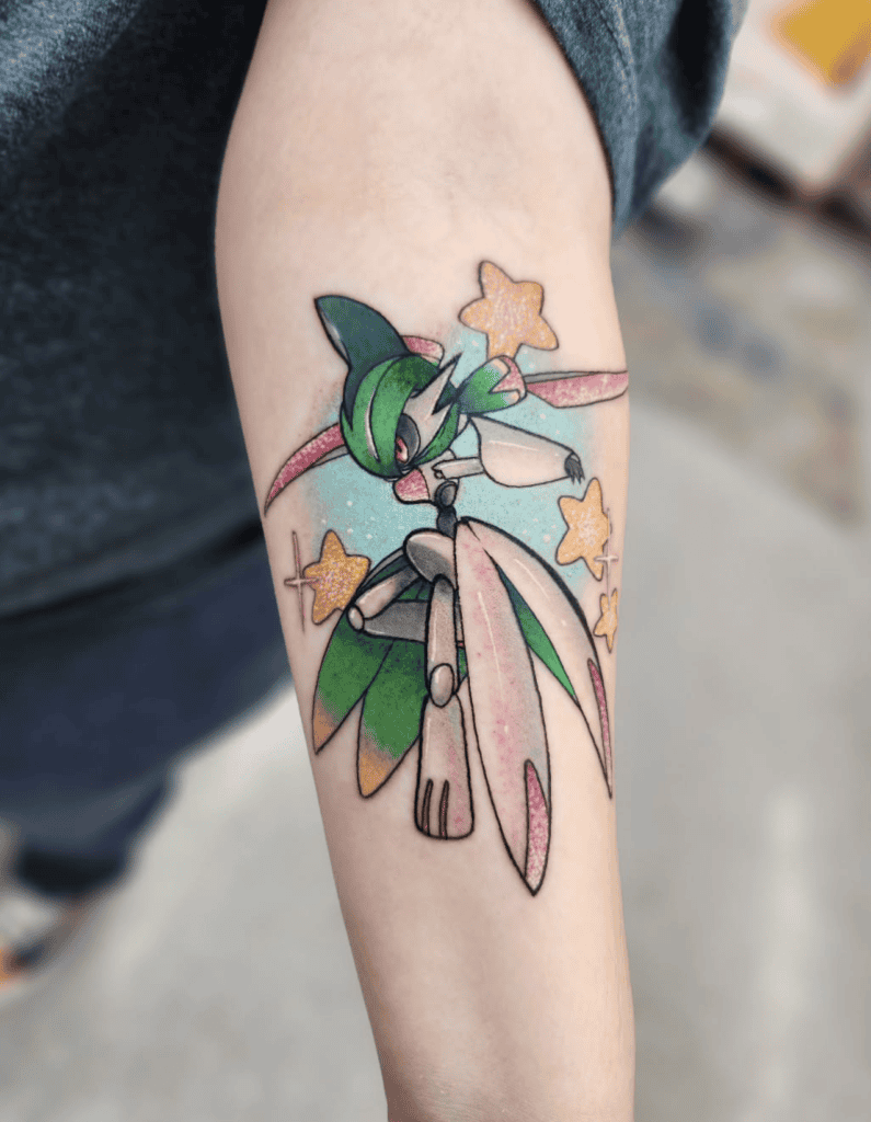 Iron Valiant Paldea Pokémon Tattoo