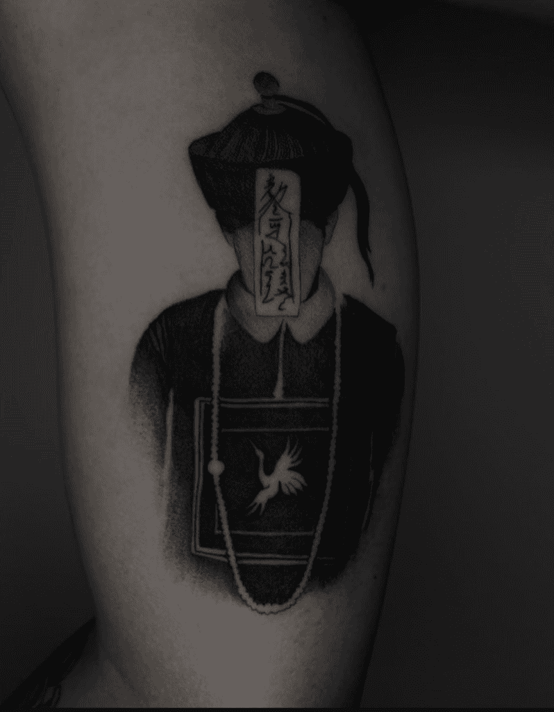 Jiangshi Chinese Mythology Tattoo