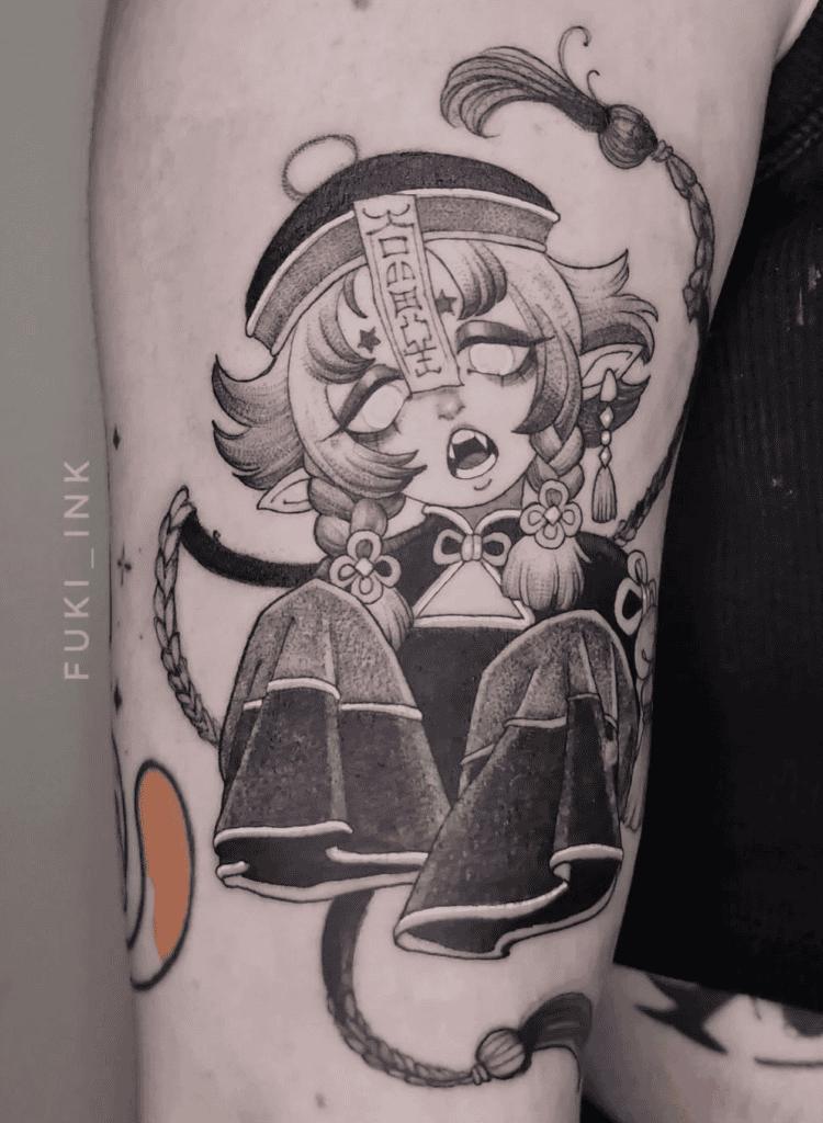 Jiangshi Female Chinese Mythology Tattoo