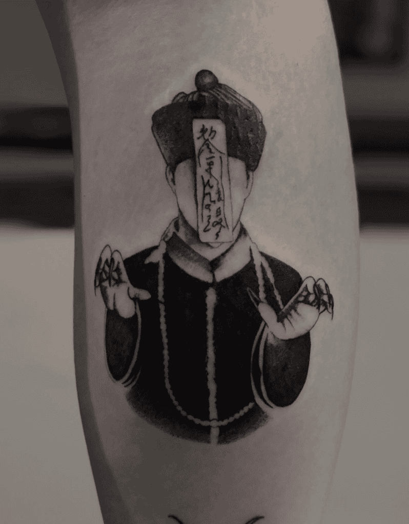 Jiangshi Undead Chinese Mythology Tattoo