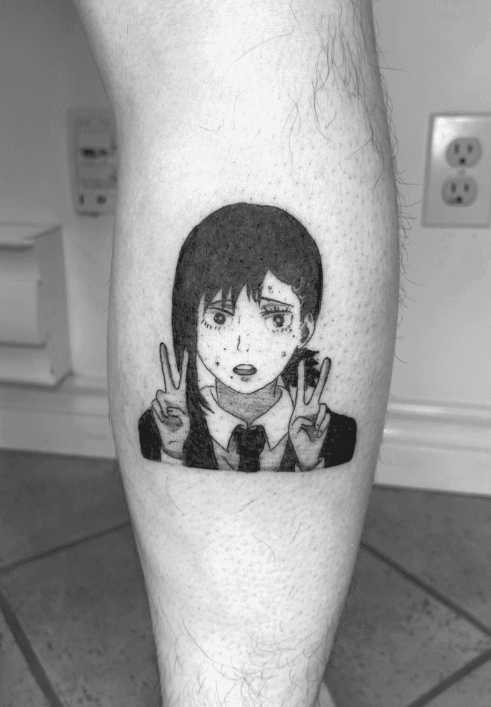 Kobeni Chainsaw Man Tattoo