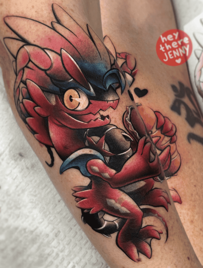 Koraidon Happy Paldea Pokémon Tattoo