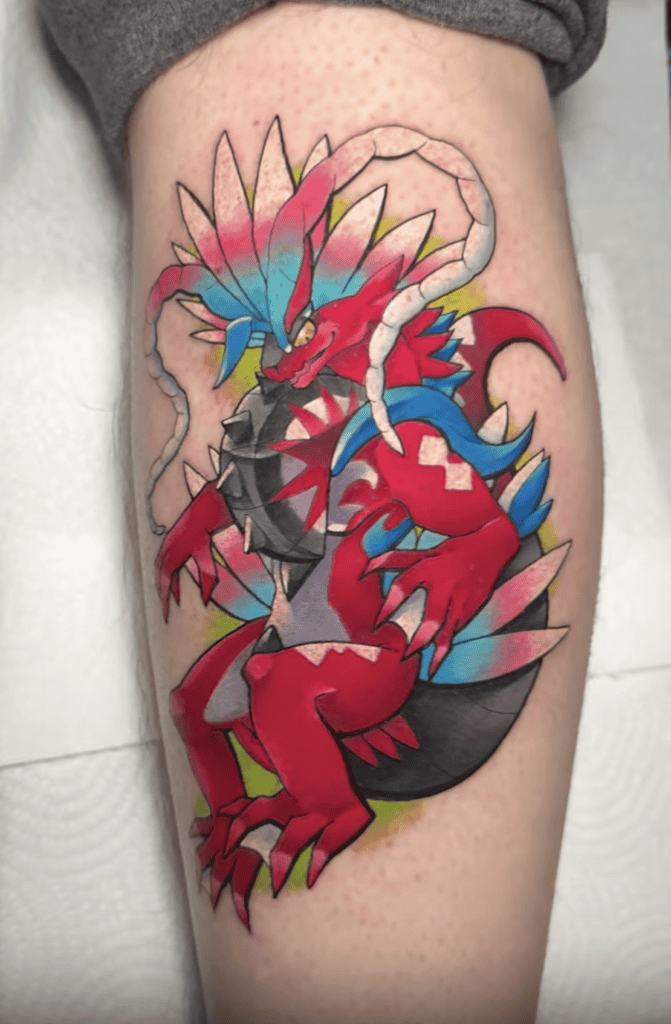Koraidon Paldea Pokémon Tattoo