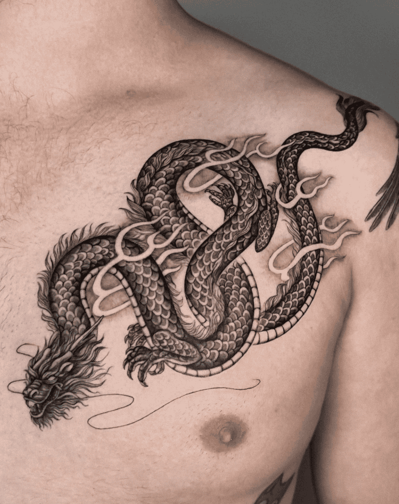 Lóng Chinese Mythology Tattoo