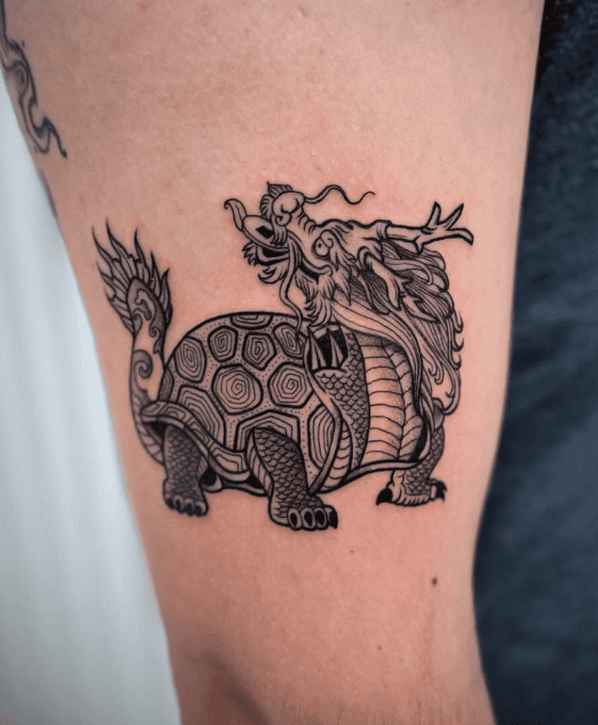 Longgui Chinese Mythology Tattoo