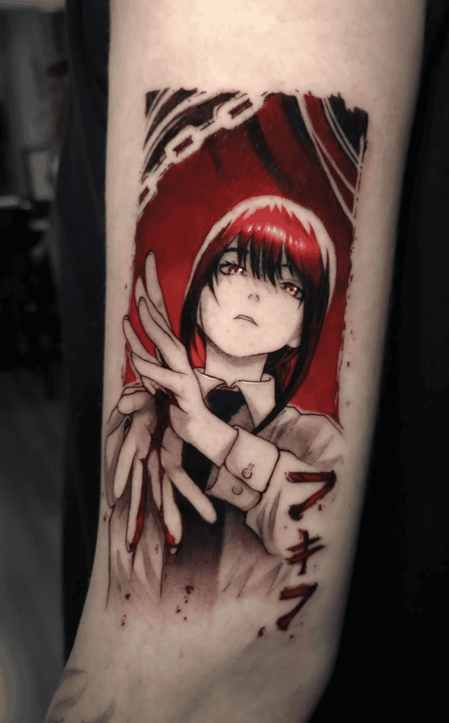 Makima Frame Chainsaw Man Tattoo