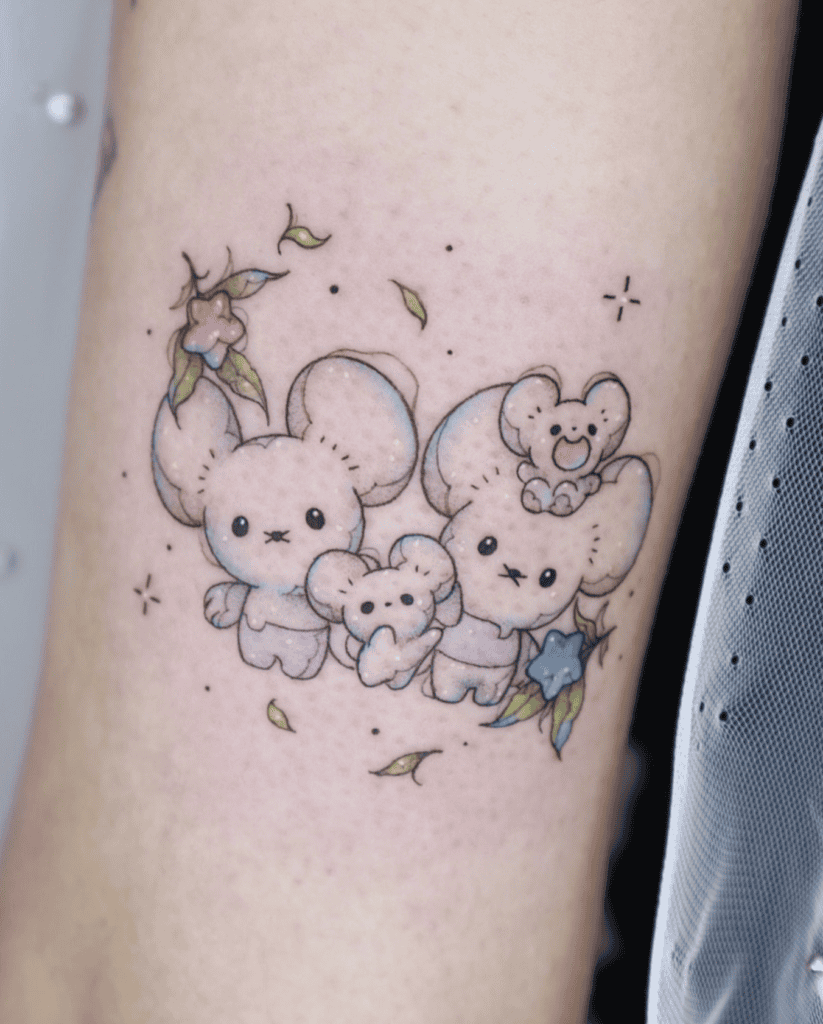 Maushold Paldea Pokémon Tattoo