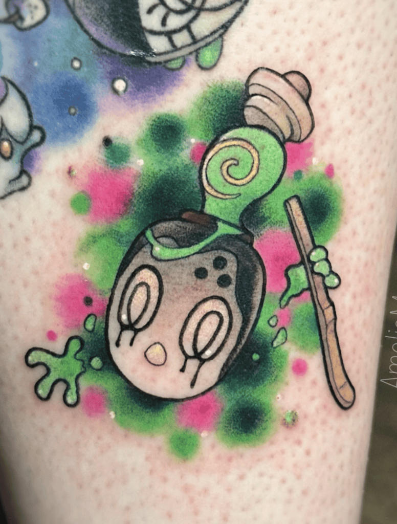 Poltchageist Paldea Pokémon Tattoo
