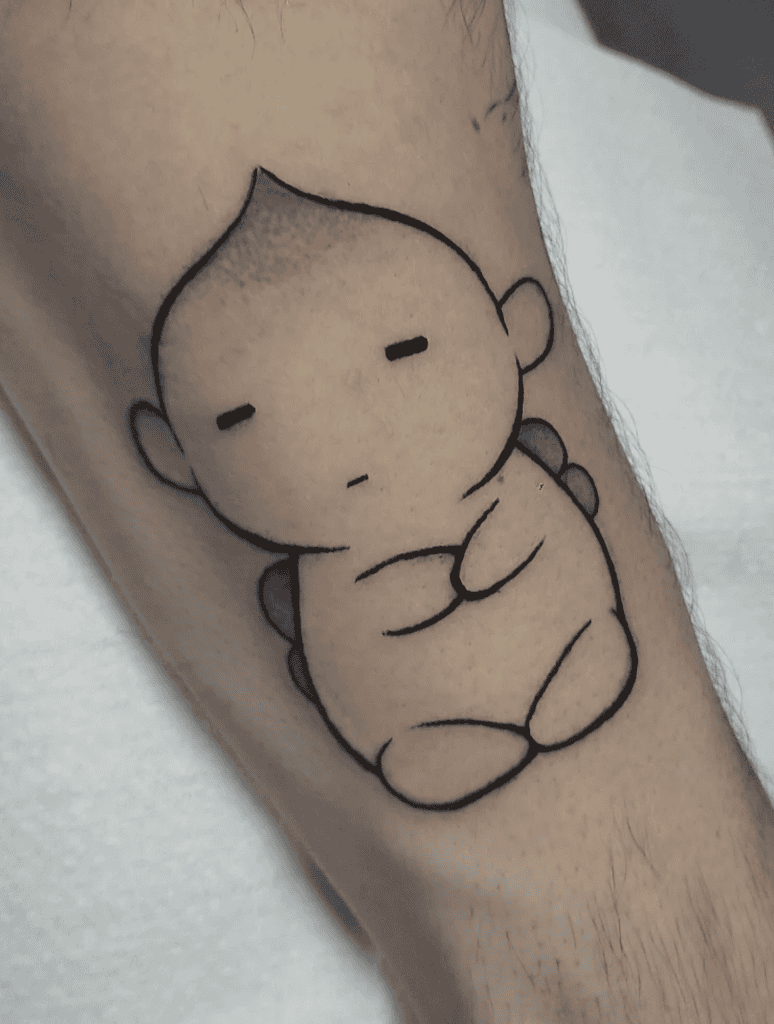 Puck Unimpressed Beserk Tattoo