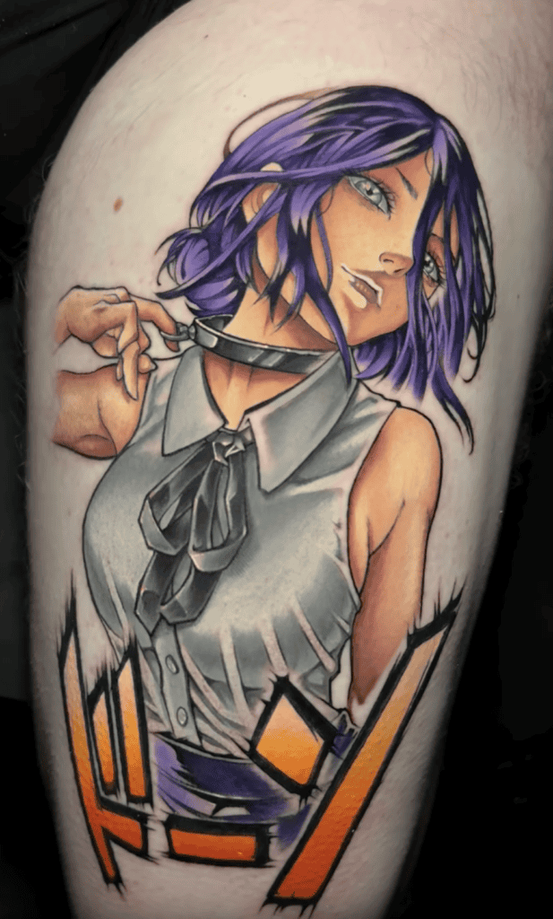 Reze Pin Chainsaw Man Tattoo