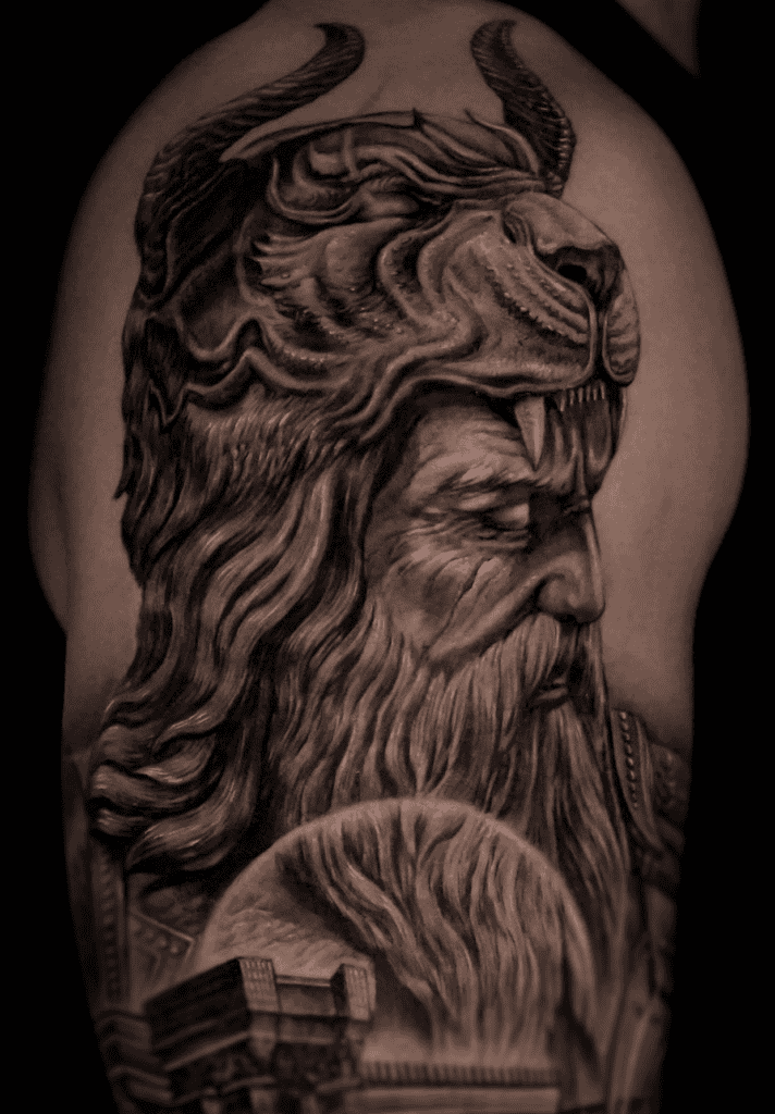 Rostam Persian Mythology Tattoo