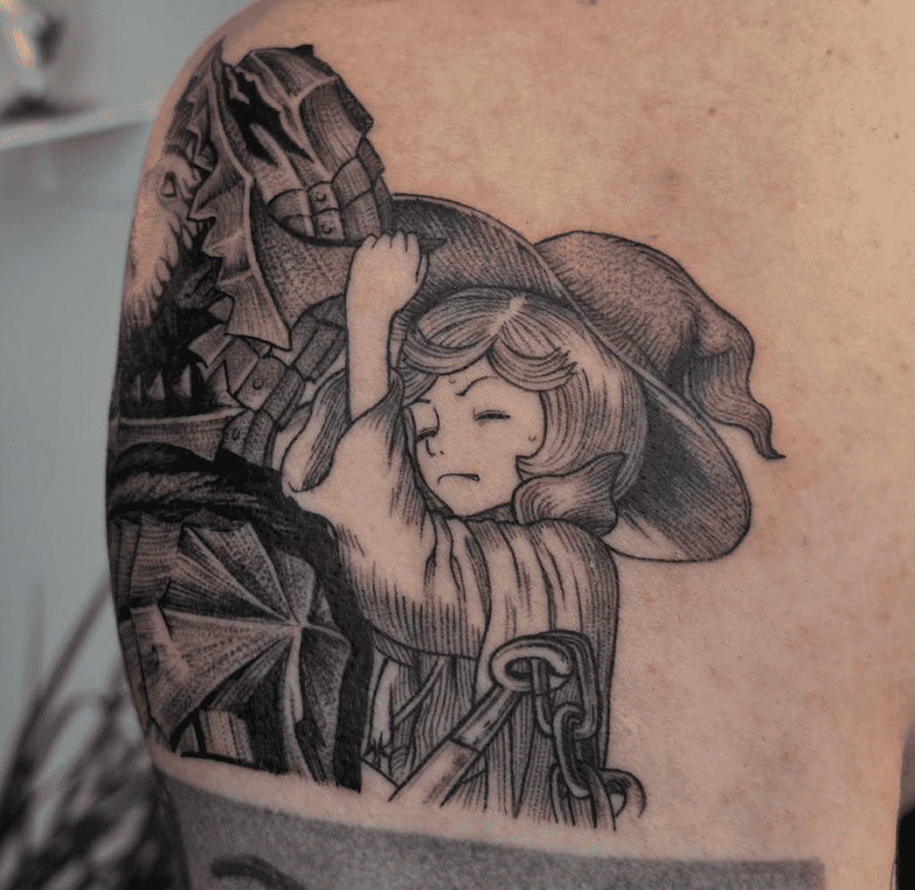 Schrieke Hold Beserk Tattoo