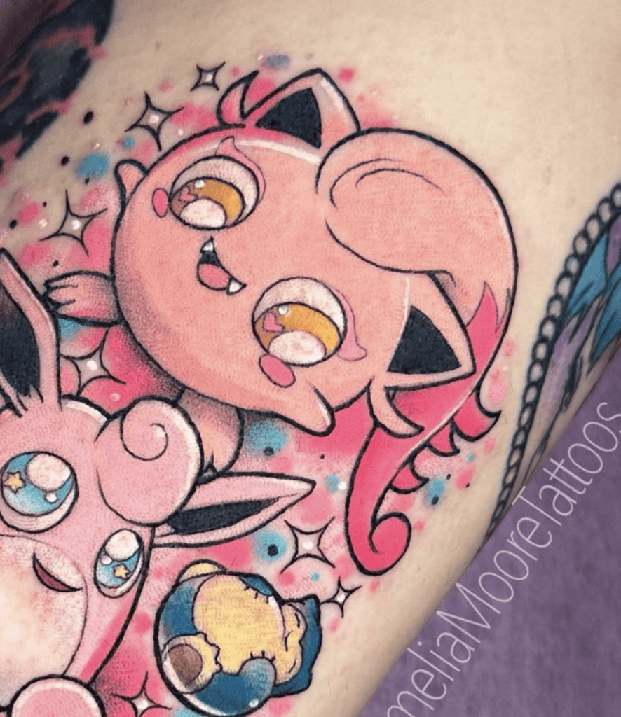 Scream Tail Famiy Paldea Pokémon Tattoo