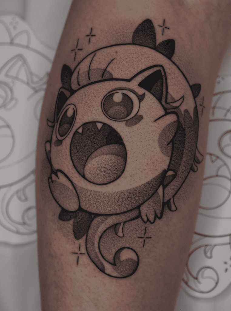 Scream Tail Paldea Pokémon Tattoo