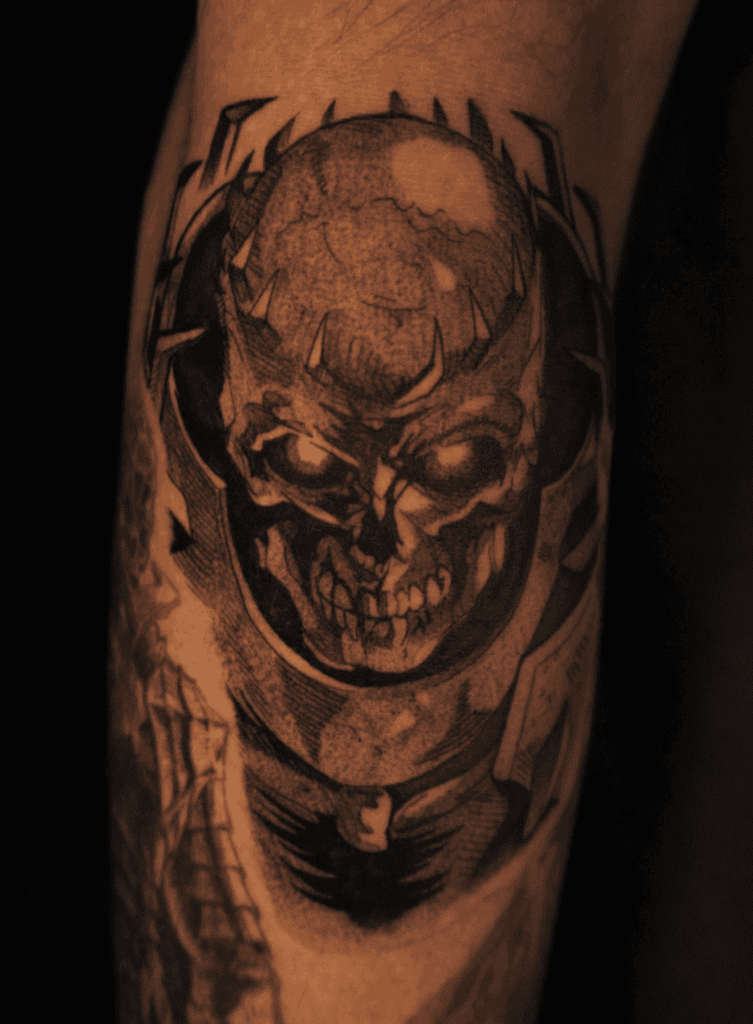 Skull Knight Alt Beserk Tattoo