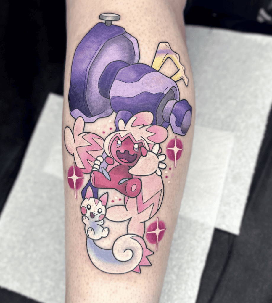 Tinkaton Hammer Paldea Pokémon Tattoo