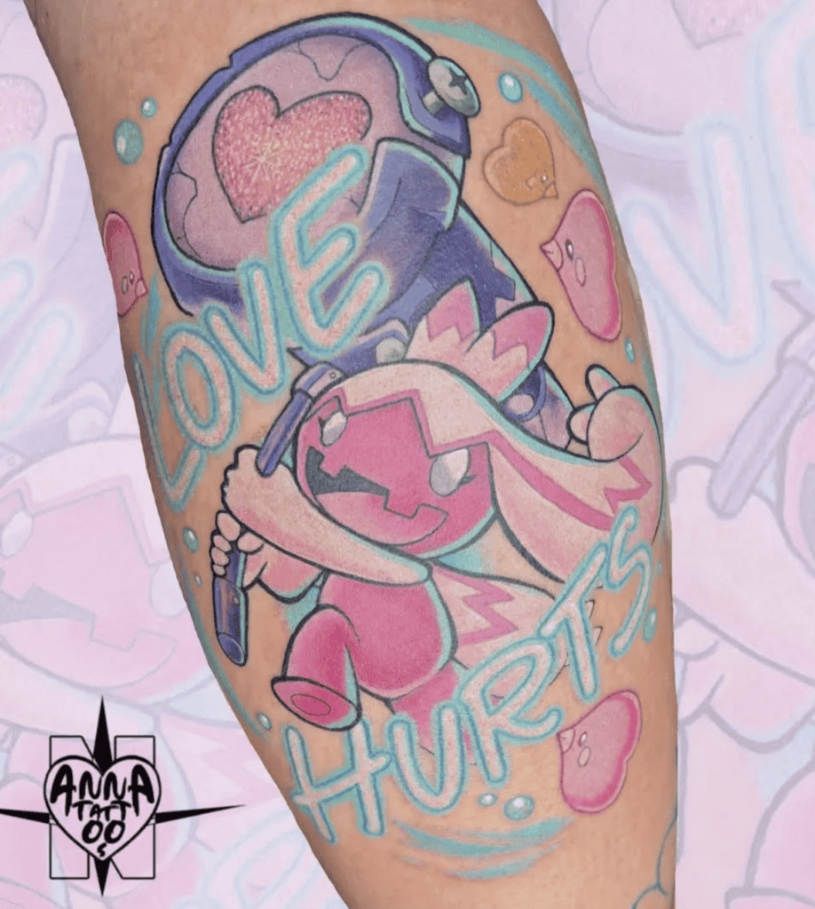 Tinkaton Love Paldea Pokémon Tattoo