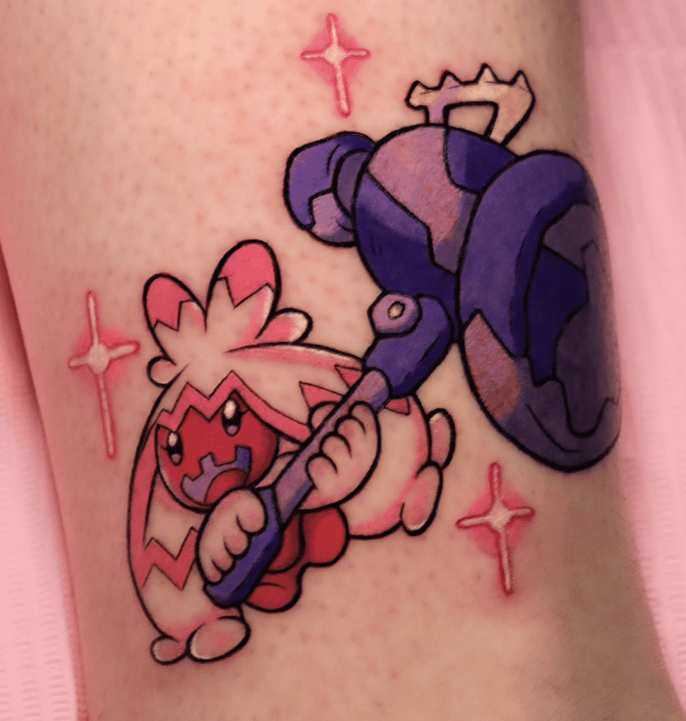 Tinkaton Sparkle Paldea Pokémon Tattoo