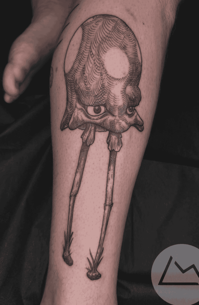 Toedscool Paldea Pokémon Tattoo