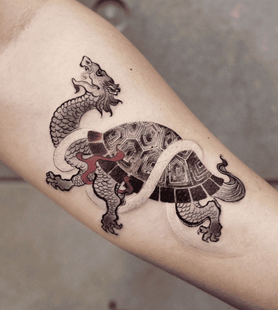 Xanwu Chinese Mythology Tattoo