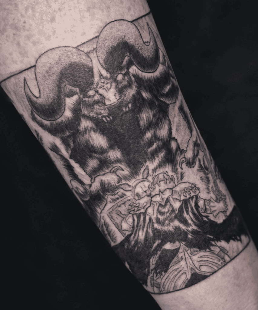 Zodd Fight Beserk Tattoo