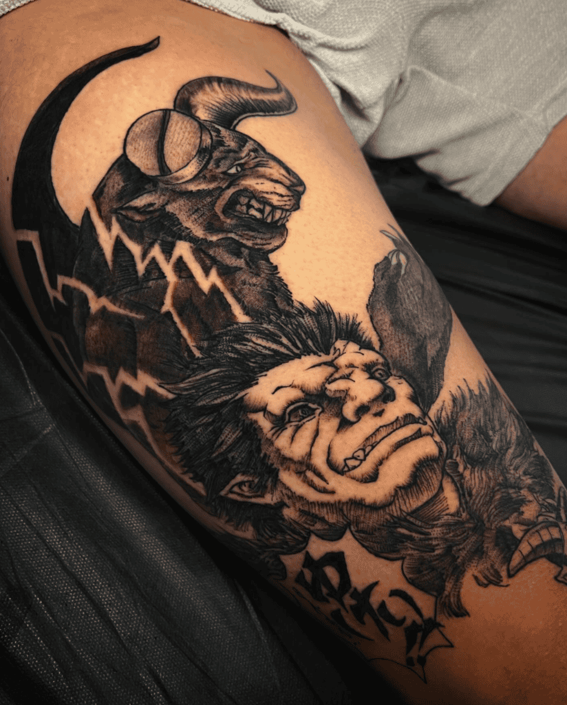 Zodd Human Beserk Tattoo