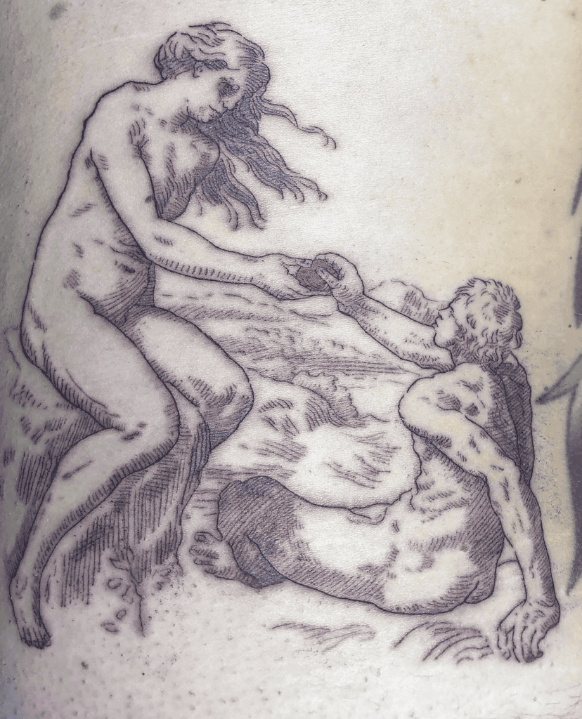 Adam and Eve Christian Mythology Tattoo