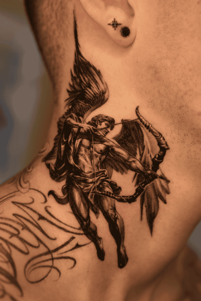 Angel Bow Christian Mythology Tattoo