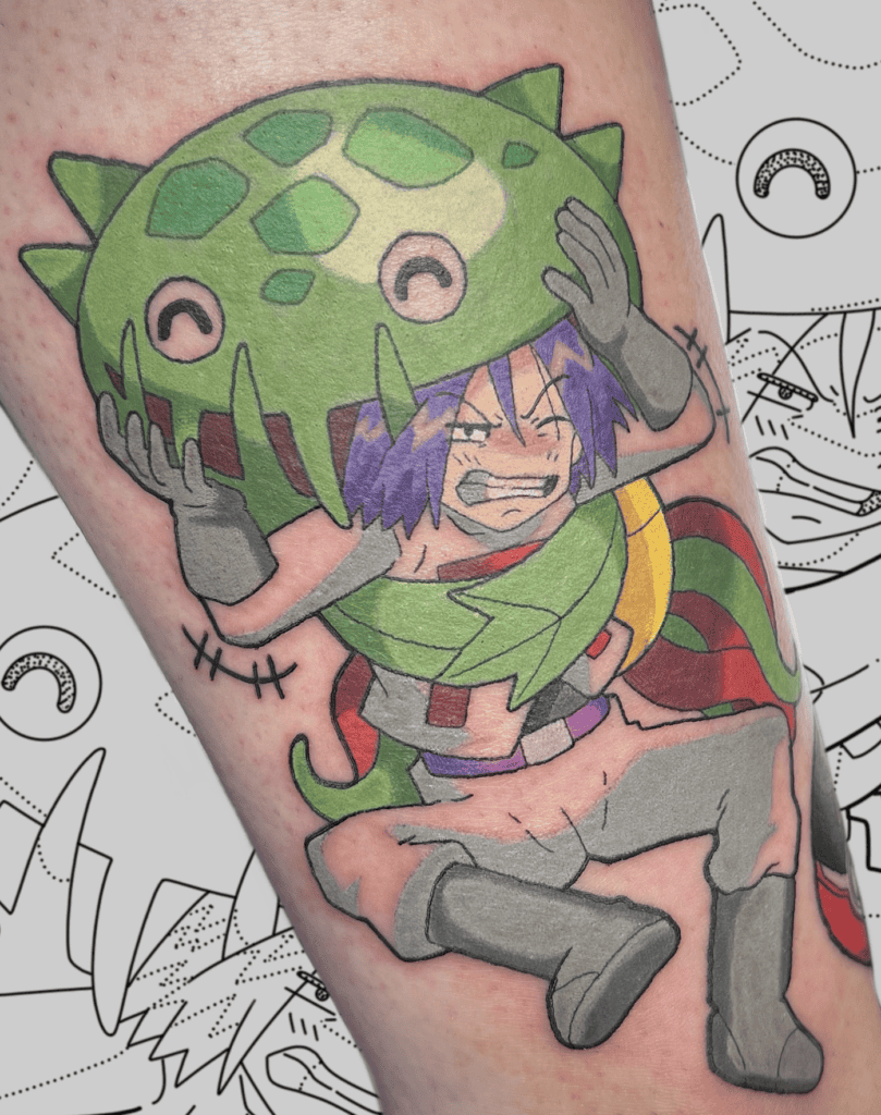 Anime Carnivine Pokémon Tattoo