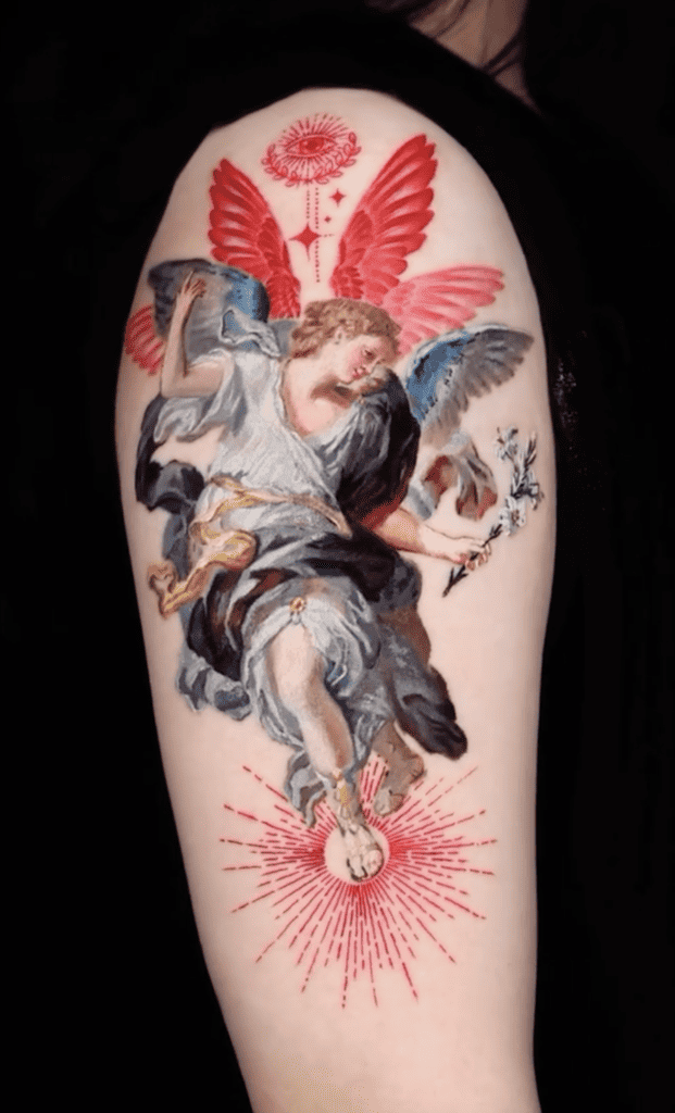 Archangel Gabriel Angel Christian Mythology Tattoo