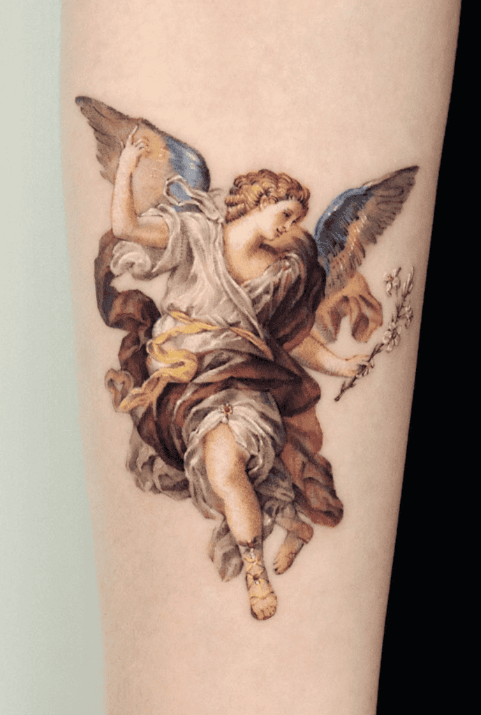 Archangel Gabriel Christian Mythology Tattoo